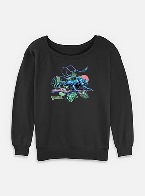 Dungeons & Dragons Displacer Beast Island Vibes Womens Slouchy Sweatshirt