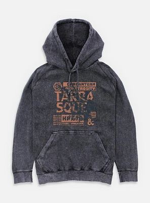 Dungeons & Dragons Terrasque And Stats Mineral Wash Hoodie