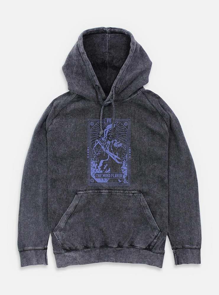 Dungeons & DragonsThe Mind Flayer Tarot Mineral Wash Hoodie