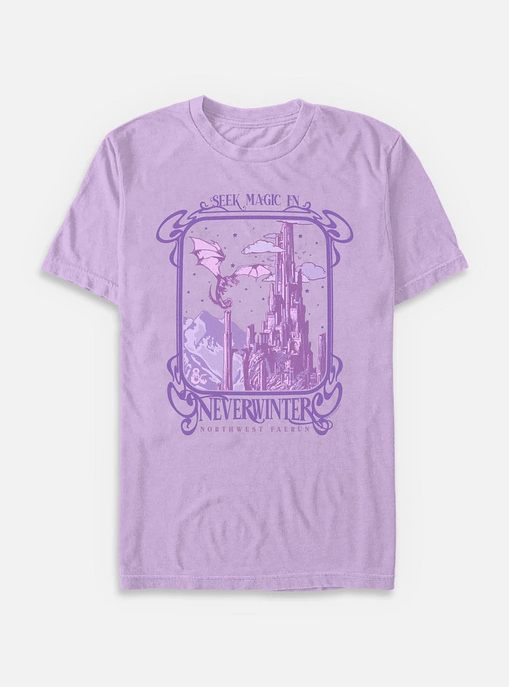 Dungeons & Dragons Seek Magic Neverwinter Garment Dye T-Shirt