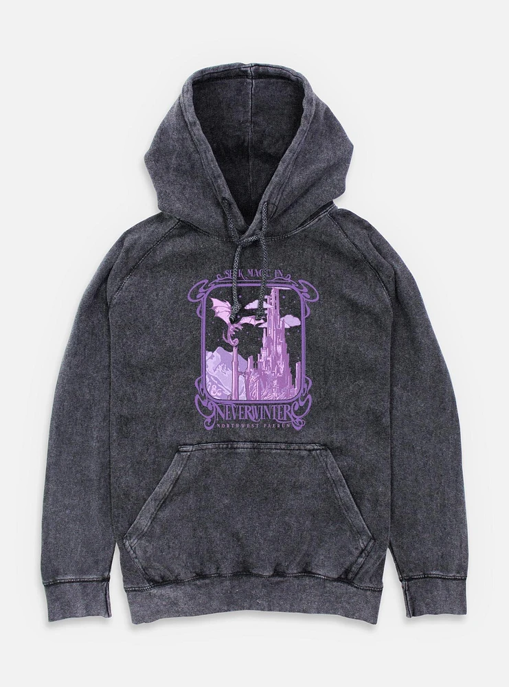 Dungeons & Dragons Seek Magic Neverwinter Mineral Wash Hoodie