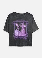 Dungeons & Dragons Seek Magic Neverwinter Mineral Wash Womens Crop T-Shirt