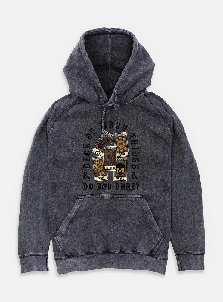 Dungeons & Dragons Do You Dare Deck Mineral Wash Hoodie