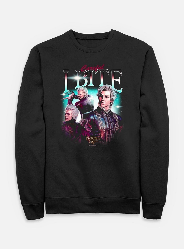 Dungeons & Dragons Astarion Careful I Bite Sweatshirt