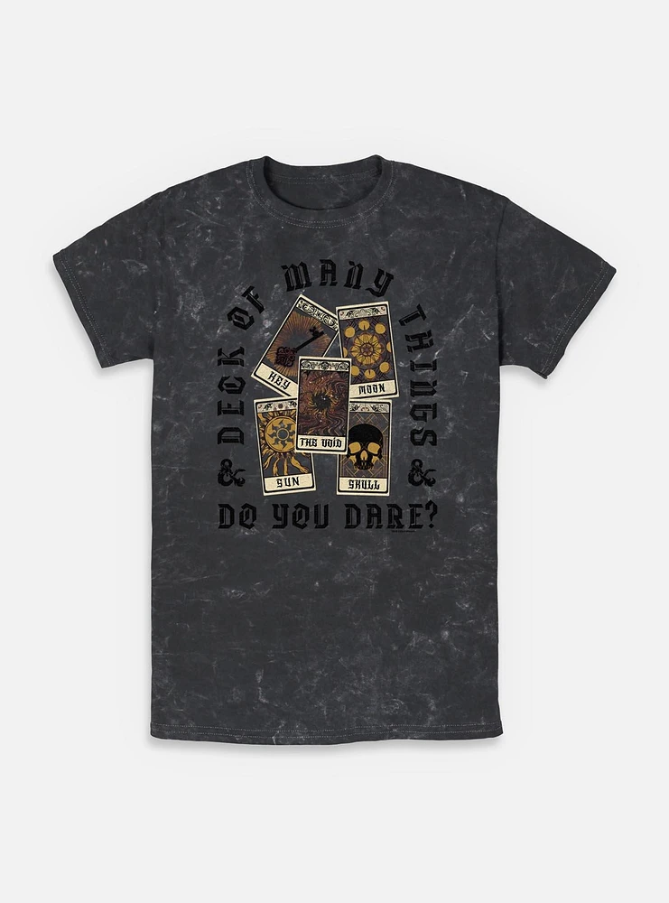 Dungeons & Dragons Do You Dare Deck Mineral Wash T-Shirt