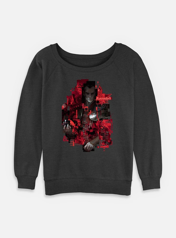 Dungeons & Dragons Ravenloft Strahd Womens Slouchy Sweatshirt