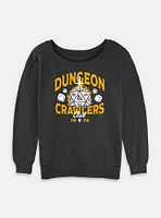 Dungeons & Dragons Dungeon Crawlers Club Womens Slouchy Sweatshirt