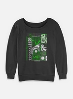 Dungeons & Dragons Trippy D20 Womens Slouchy Sweatshirt