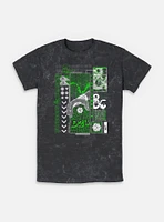 Dungeons & Dragons Trippy D20 Mineral Wash T-Shirt