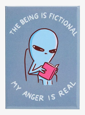 Strange Planet My Anger Is Real Flat Magnet — BoxLunch Exclusive