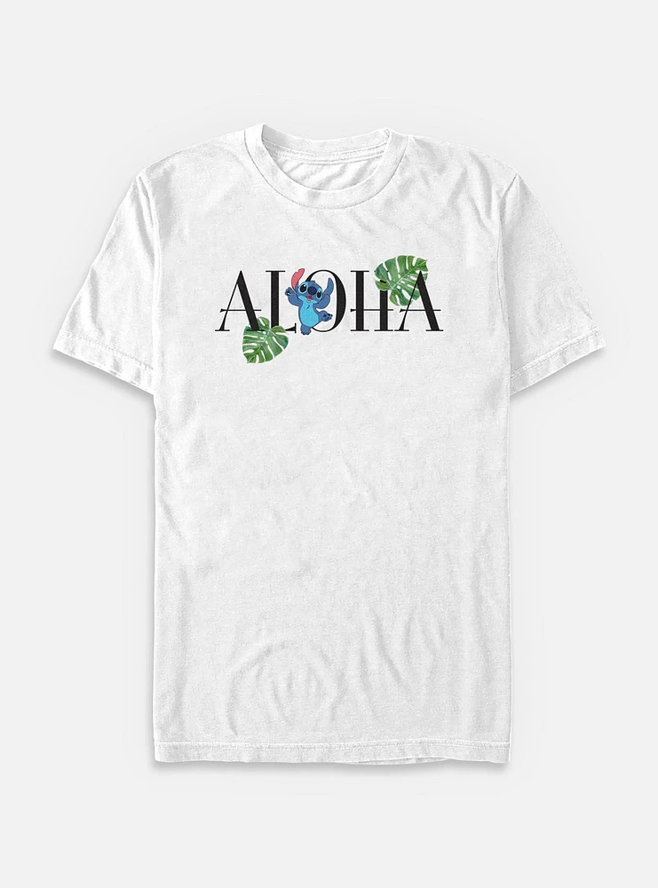 Disney Lilo & Stitch Aloha Leaves T-Shirt