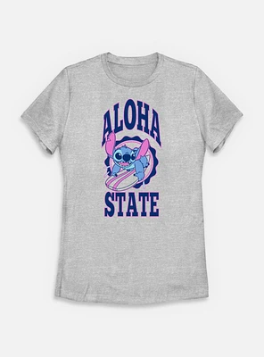 Disney Lilo & Stitch Aloha State Surf Womens T-Shirt