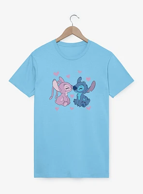 Disney Lilo & Stitch Angel Heart Kisses T-Shirt