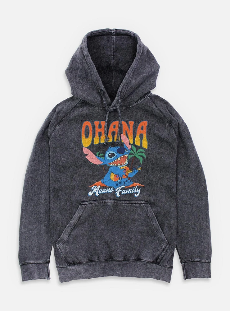 Disney Lilo & Stitch Ohana Mineral Wash Hoodie