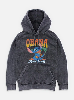 Disney Lilo & Stitch Ohana Mineral Wash Hoodie