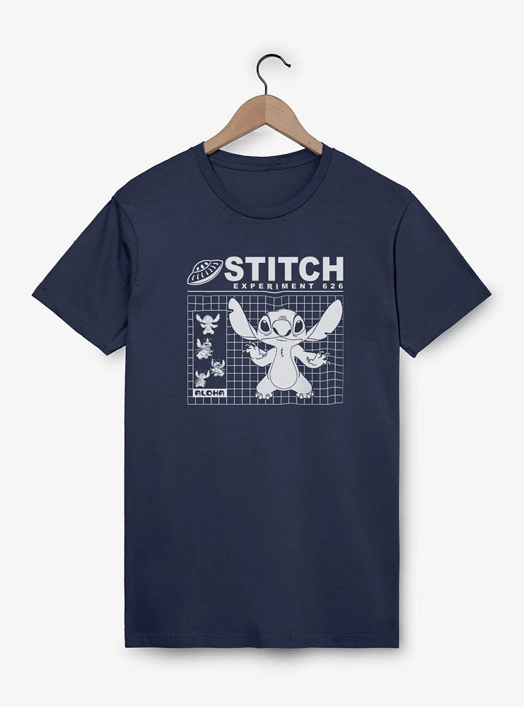Disney Lilo & Stitch Blueprints Garment Dye T-Shirt