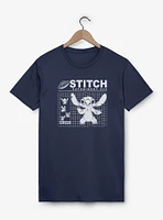 Disney Lilo & Stitch Blueprints Garment Dye T-Shirt