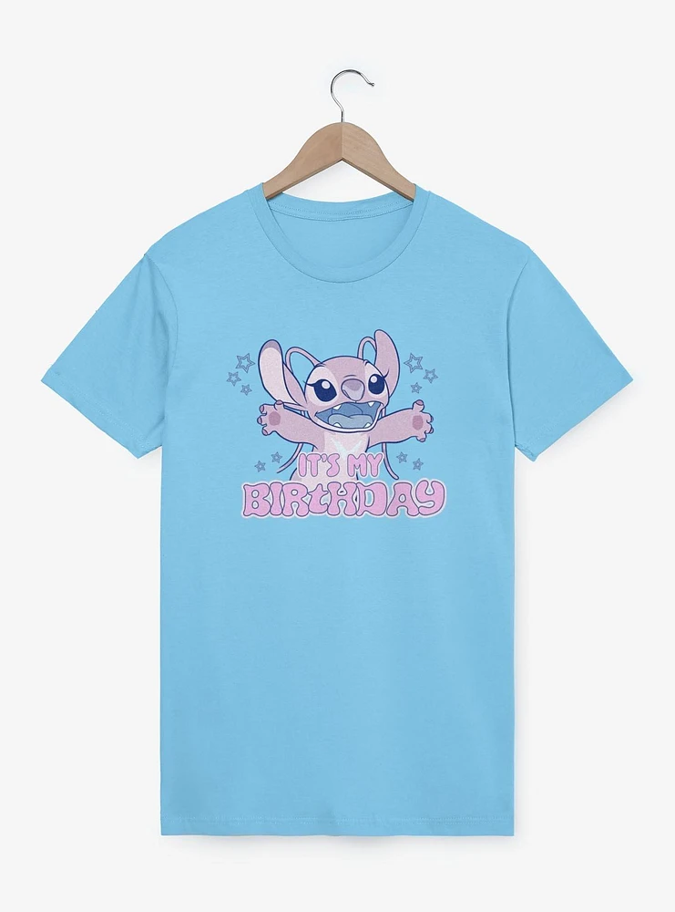 Disney Lilo & Stitch Angel It's My Birthday T-Shirt