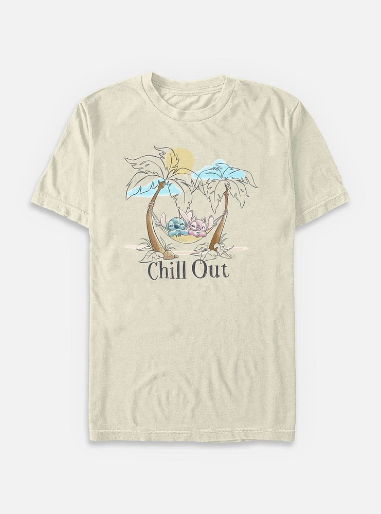 Disney Lilo & Stitch Chill Out Garment Dye T-Shirt