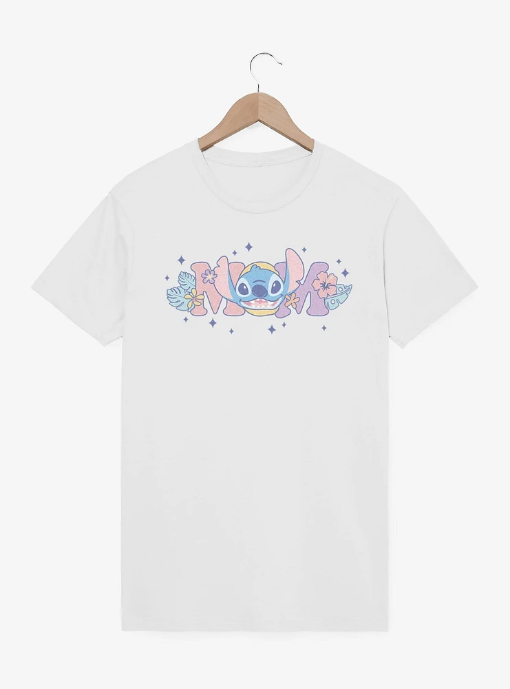 Disney Lilo & Stitch Mom Flowers T-Shirt