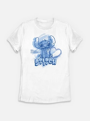 Disney Lilo & Stitch Cute And Fluffy Alien Womens T-Shirt