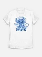 Disney Lilo & Stitch Cute And Fluffy Alien Womens T-Shirt