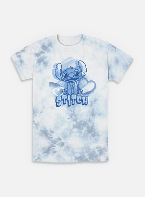 Disney Lilo & Stitch Cute And Fluffy Alien Tie-Dye T-Shirt