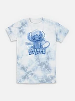 Disney Lilo & Stitch Cute And Fluffy Alien Tie-Dye T-Shirt
