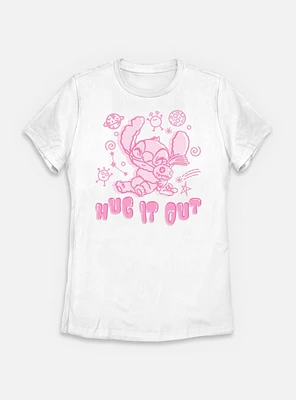 Disney Lilo & Stitch Hug It Out Tie-Dye Womens T-Shirt