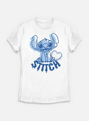 Disney Lilo & Stitch Heart Womens T-Shirt
