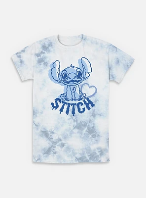 Disney Lilo & Stitch Heart Tie-Dye T-Shirt