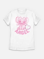Disney Lilo & Stitch Angel Heart Womens T-Shirt