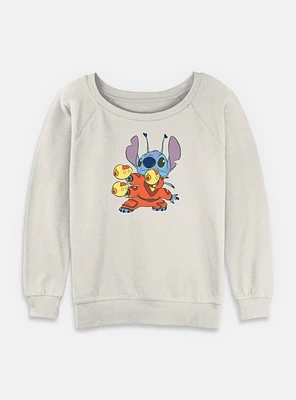 Disney Lilo & Stitch Blasters Womens Slouchy Sweatshirt
