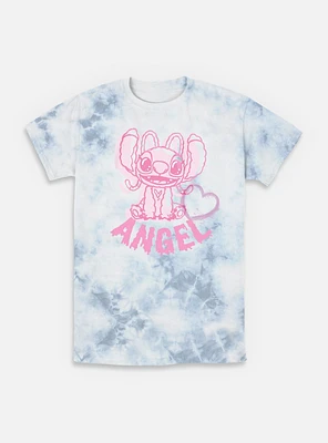 Disney Lilo & Stitch Angel Heart Tie-Dye T-Shirt