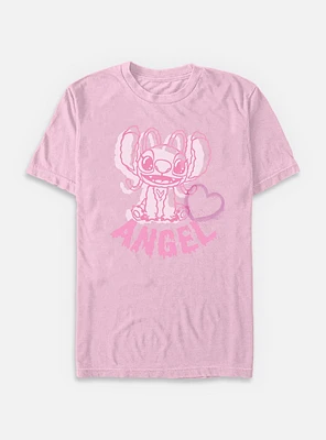 Disney Lilo & Stitch Angel Heart Garment Dye T-Shirt