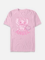 Disney Lilo & Stitch Angel Heart Garment Dye T-Shirt