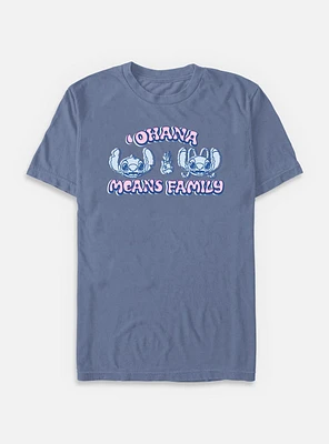 Disney Lilo & Stitch Ohana Means Family Garment Dye T-Shirt