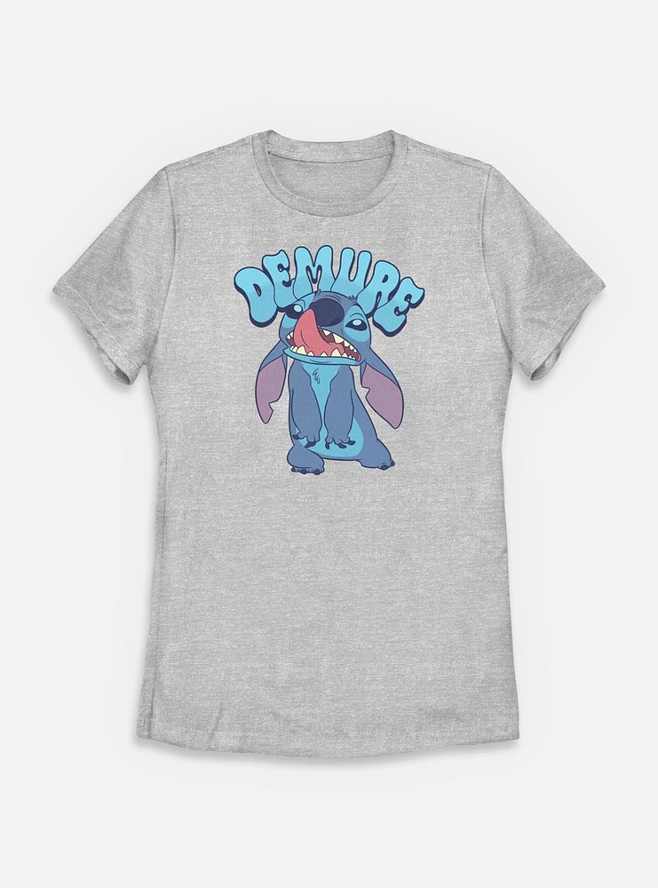 Disney Lilo & Stitch Demure Alien Womens T-Shirt