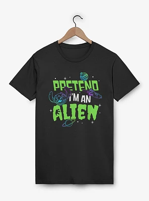 Disney Lilo & Stitch Pretend I'm An Alien T-Shirt
