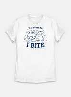 Disney Lilo & Stitch Don't Wake Me I Bite Womens T-Shirt