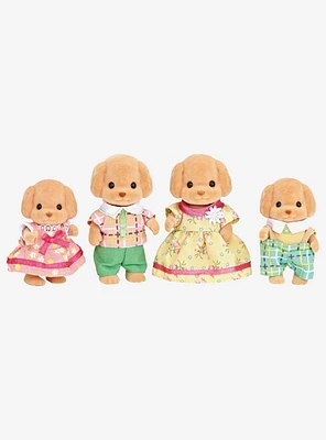 Calico Critters Toy Poodle Family Figure Set