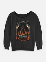 Star Wars Episode III: Revenge Of The Sith 20th Anniversary Poster Womens Slouchy Sweatshirt