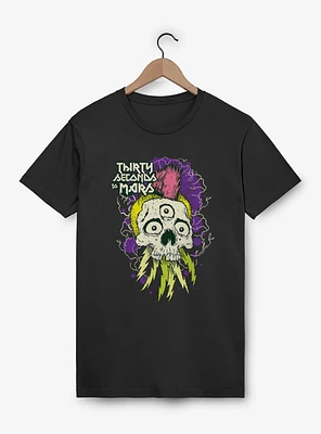 30 Seconds To Mars Mohawk Skull T-Shirt