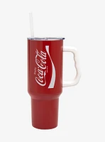 Coca-Cola Logo Straw Tumbler With Handle