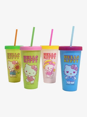 Sanrio Hello Kitty Color Changing Tumbler Set