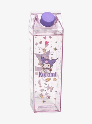 Sanrio Kuromi Purple Milk Carton Water Bottle