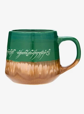The Lord of The Rings Elven Script Glazed Mug