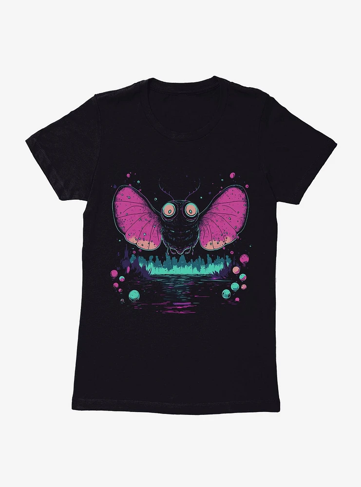 Mothman Bubbles Womens T-Shirt