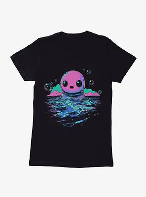 Sea Bubble Monster Womens T-Shirt