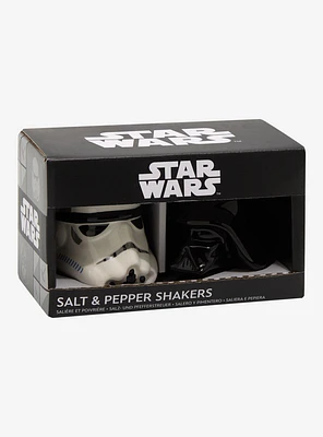 Star Wars Darth Vader & Stormtrooper Figural Salt and Pepper Shakers